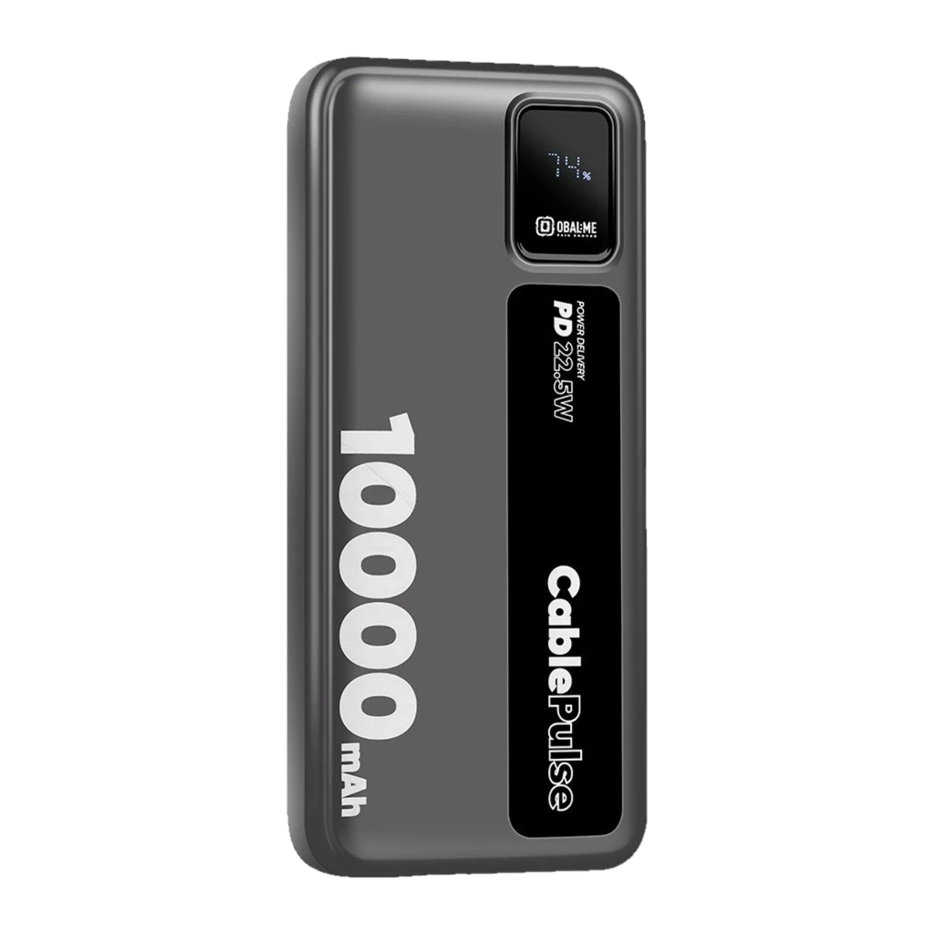 OBAL:ME CablePulse Powerbank 10000mAh 22,5W Negro