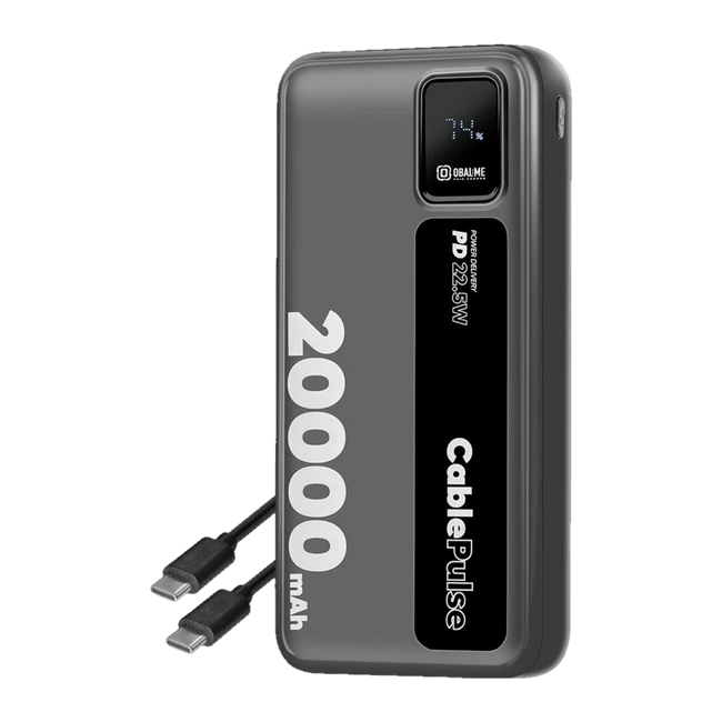 OBAL:ME CablePulse Powerbank 20000mAh 22,5W Negro Hover Image