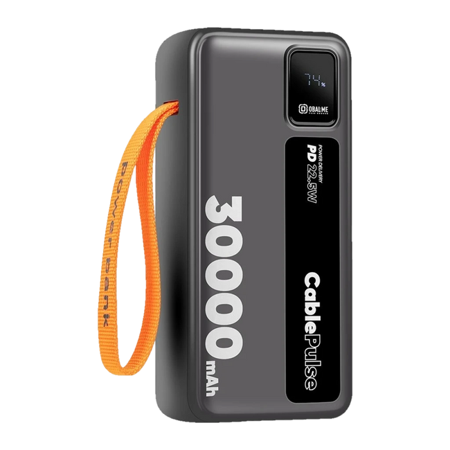 OBAL:ME CablePulse Powerbank 30000mAh 22,5W Negro Hover Image