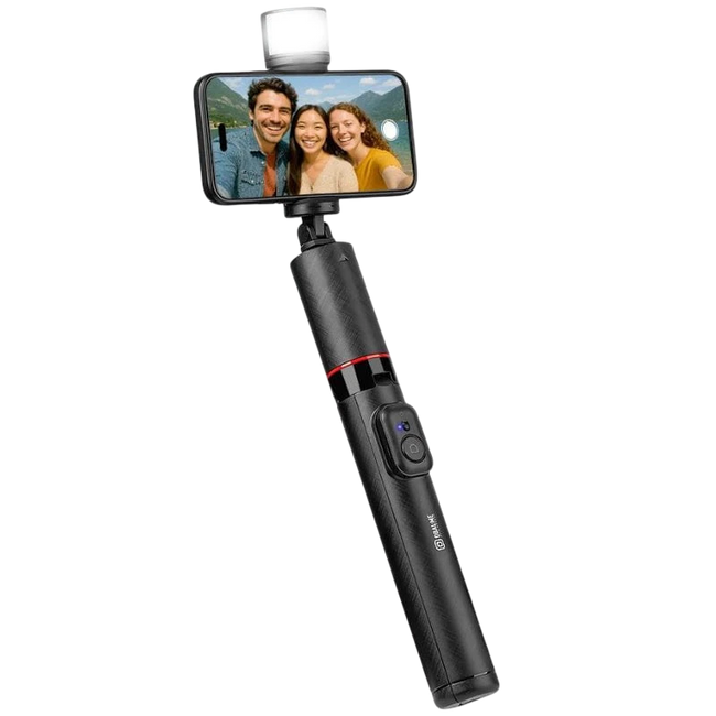 OBAL:ME SelfiePod High Glow Gimbal Tripod con luz LED de alto brillo y mando a distancia Hover Image