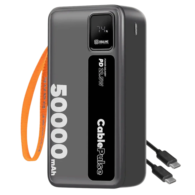 OBAL:ME CablePulse Powerbank 50000mAh 22,5W Negro Hover Image