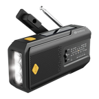 Radio Sandberg Survivor FM/AM Batería recargable 2000mAh Negro