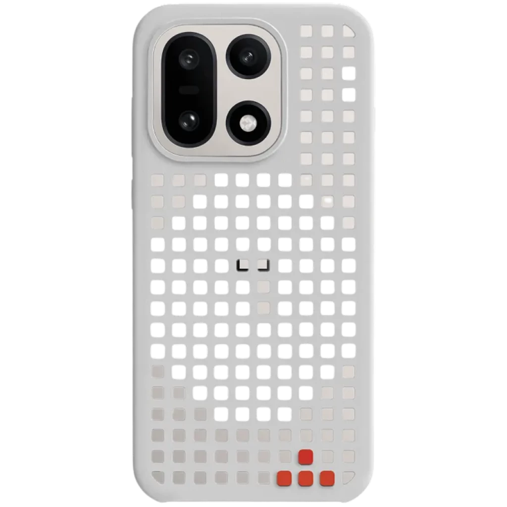 OnePlus 15 Hole-pattern Magnetic Case Gris