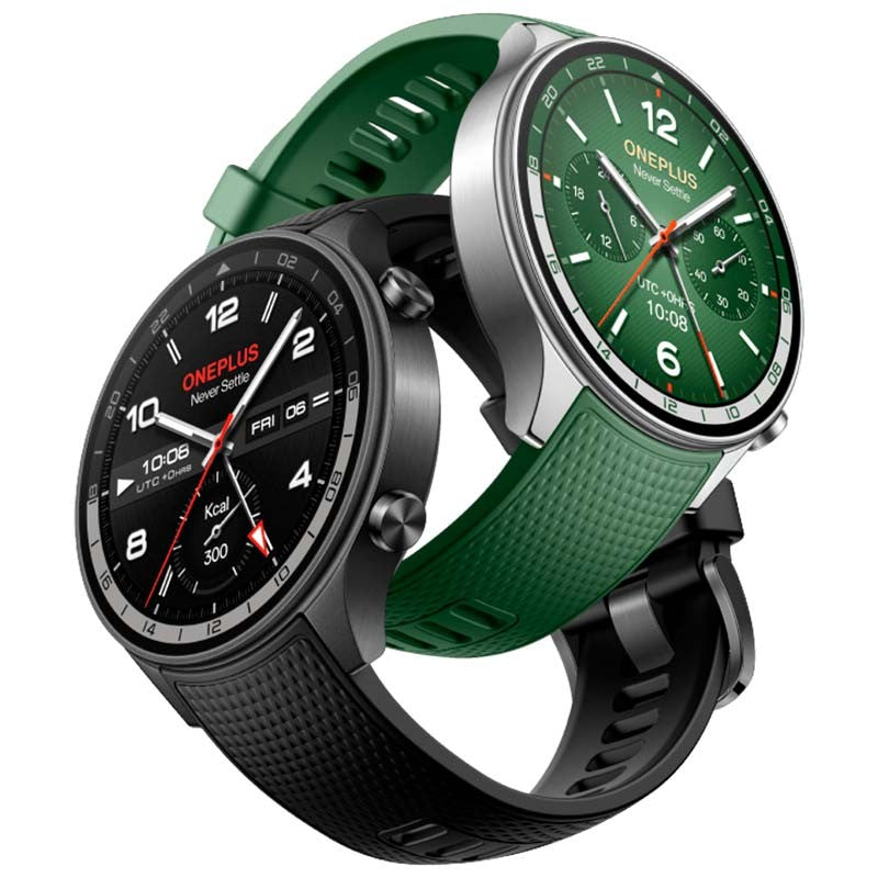 Smartwatch OnePlus Watch 2R Verde con Wear OS de Google - Reloj inteligente
