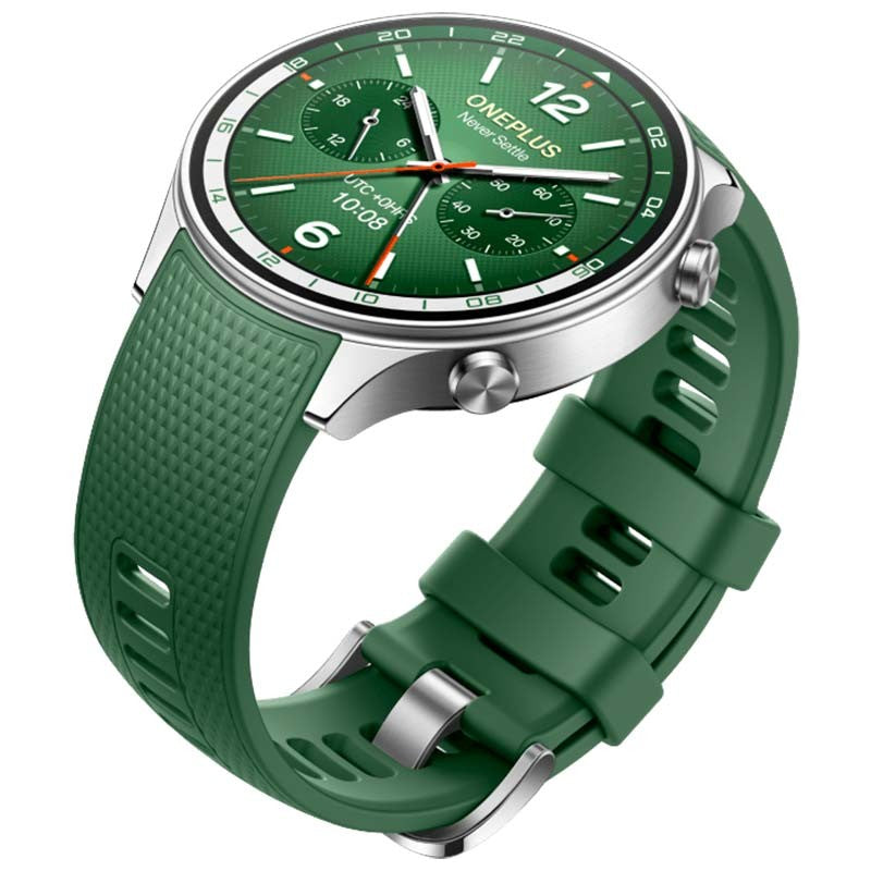 Smartwatch OnePlus Watch 2R Verde con Wear OS de Google - Reloj inteligente