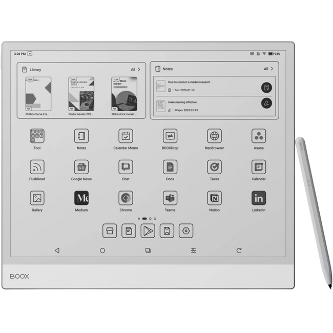 BOOX Note Max 13.3" - Ereader y Tablet Hover Image