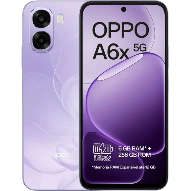 Oppo A6X 5G 8GB/256GB Lila Hover Image