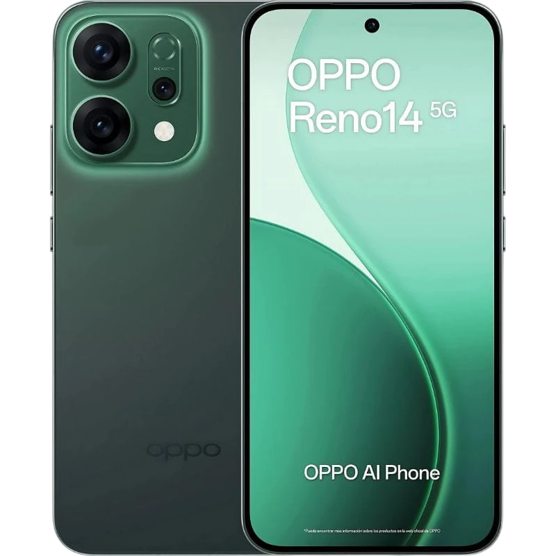 Oppo Reno14 5G 12GB/512GB Luminous Green - Desprecintado