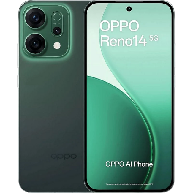Oppo Reno14 5G 12GB/256GB Luminous Green Hover Image