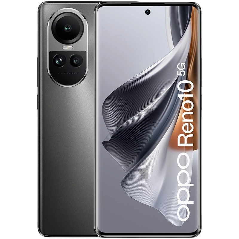 OPPO Reno10 5G 8GB/256GB Gris 6,7 pulgadas AMOLED 120Hz 64MP 5000mAh 67W NFC