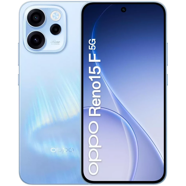 Oppo Reno15 F 5G 8GB/256GB Aurora Azul Hover Image