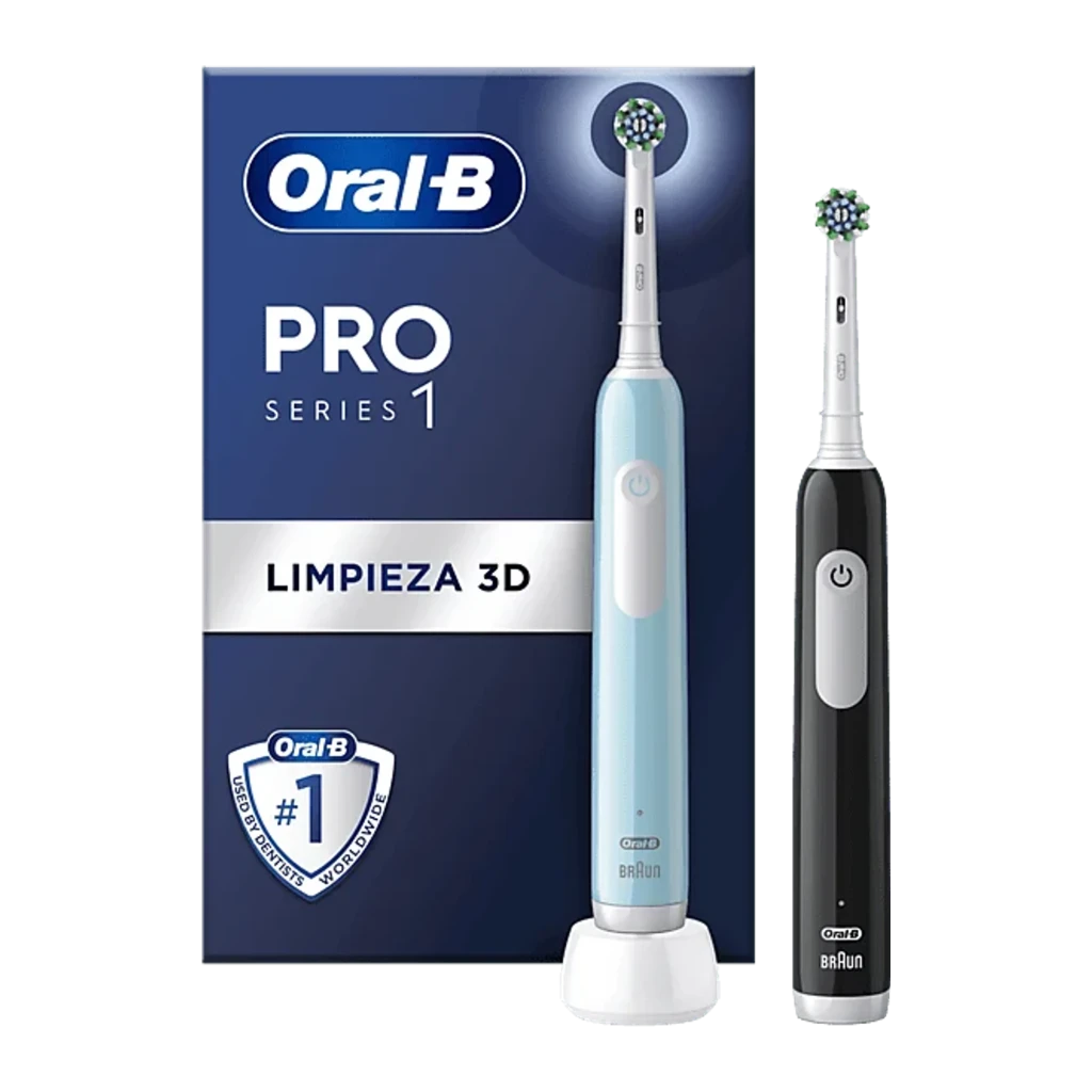 Cepillo Eléctrico Oral-B Pro Series 1 Duo Oscilante 3D Sin Cable 240h