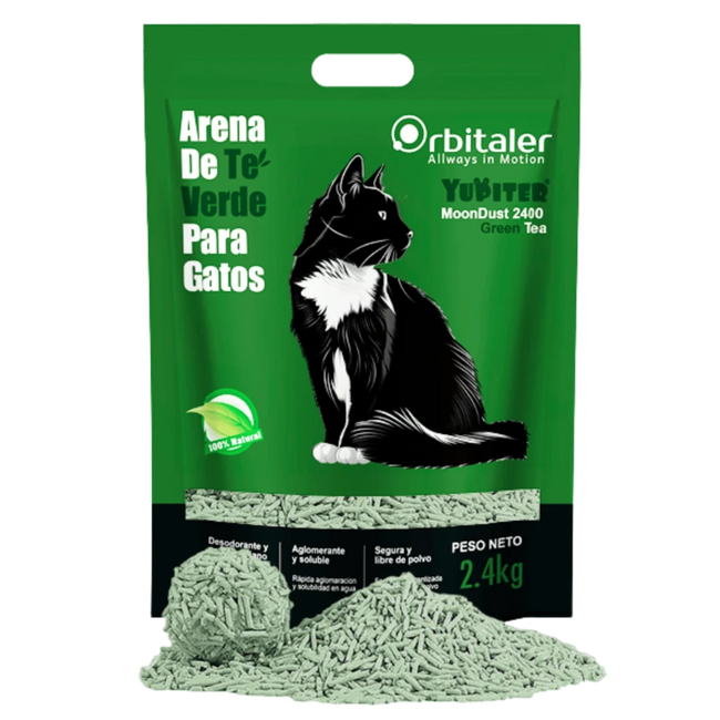 Arena para gatos Orbitaler Yupiter MoonDust 2700 Fantastic Green Tea Hover Image