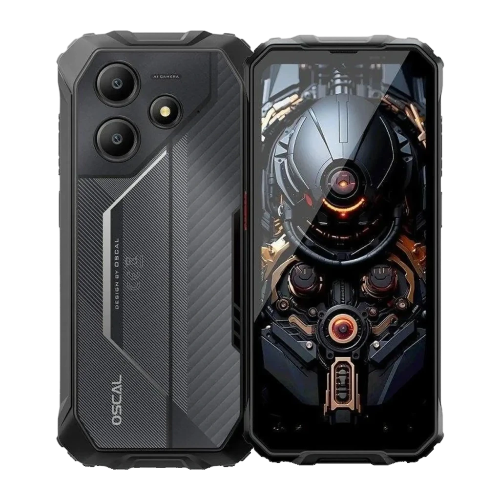 Oscal Marine 2 6GB/256GB Negro Rugged IP68/IP69K 6,56 pulgadas IPS 90Hz 16MP 11000mAh 18W NFC