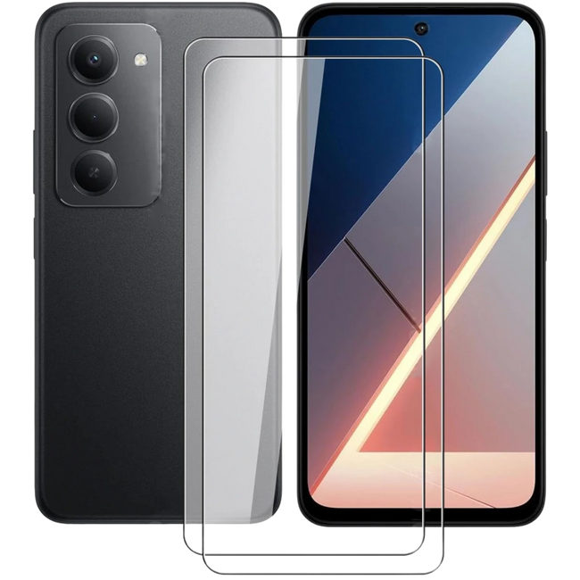 Pack x2 Protector de cristal templado Xiaomi Poco M8s Full Screen 3D Hover Image