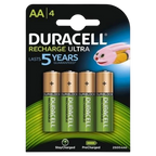 Pack 4x AA Recargable Duracell 2500 mAh HR06-P