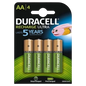Pack 4x AA Recargable Duracell 2500 mAh HR06-P