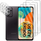 Pack de Accesorios Samsung Galaxy A23 5G A236 con 3 Protectores de pantalla + 3 Protectores de cámara