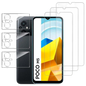 Pack de Accesorios Xiaomi Poco M5 con 3 Protectores de pantalla + 3 Protectores de cámara
