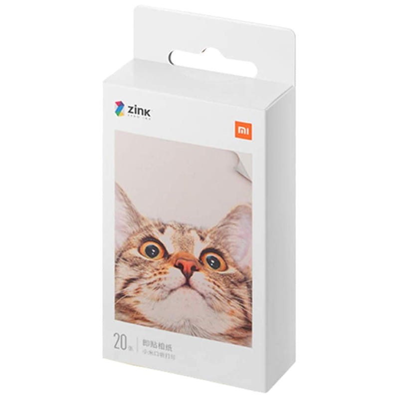 Pack x20 Papel Fotográfico Xiaomi Mi Portable Photo Printer 2x3 Para impresora Xiaomi Mi Portable Photo Printer