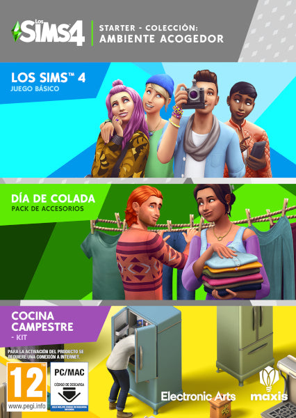 Los Sims 4 Starter Collection: Ambiente Acogedor (los Sims 4 + Dia De Colada + Cocina Campestre) PC