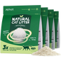 PETKIT Arena de Tofu para Gatos 100% Natural (Pack x4)