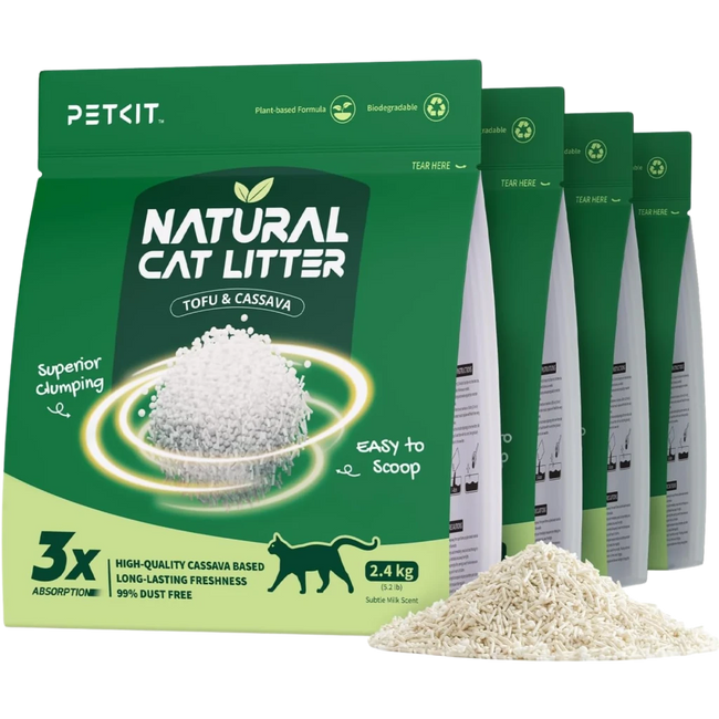 PETKIT Arena de Tofu para Gatos 100% Natural (Pack x1) Hover Image