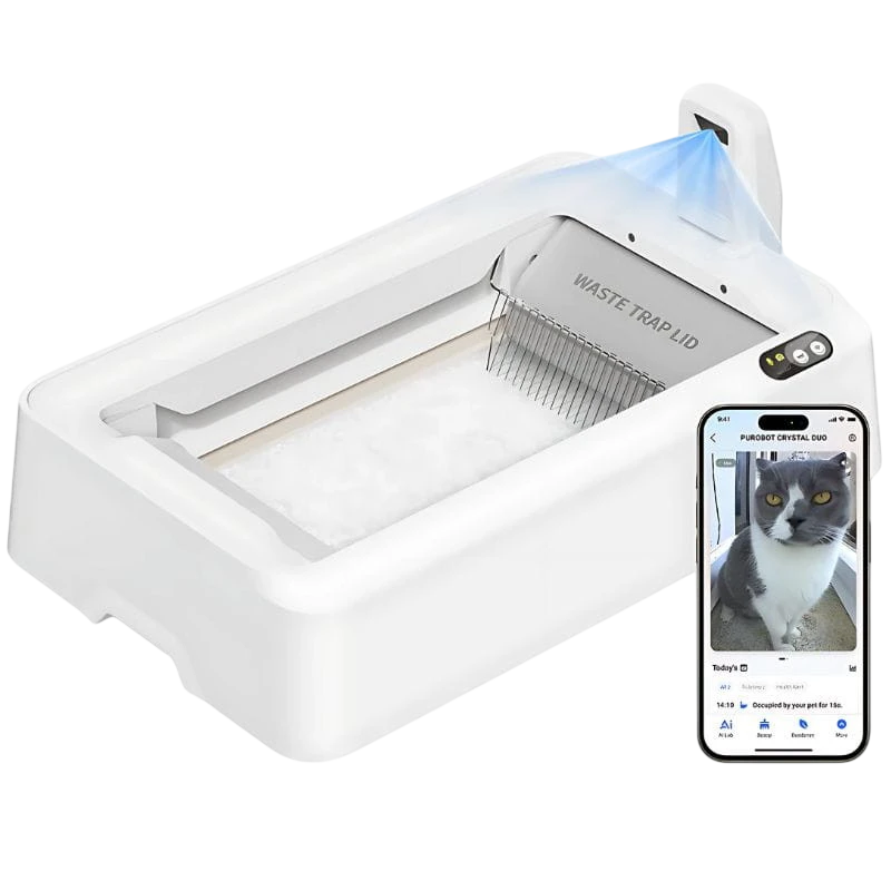 Petkit Purobot Crystal Duo - Arenero para gatos