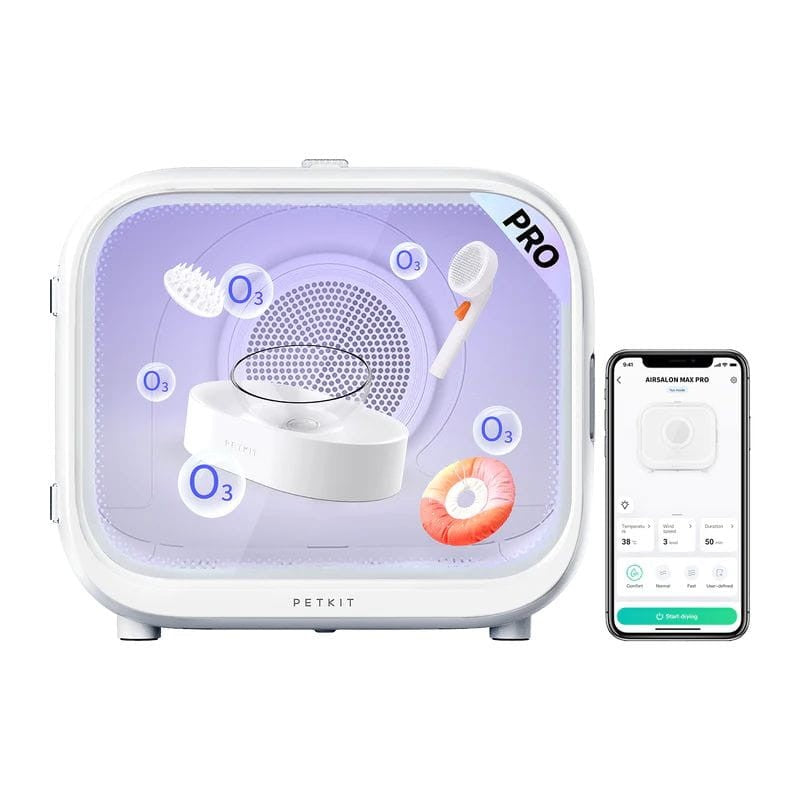 Petkit Airsalon Max Pro Blanco - Secadora automática para perros y gatos