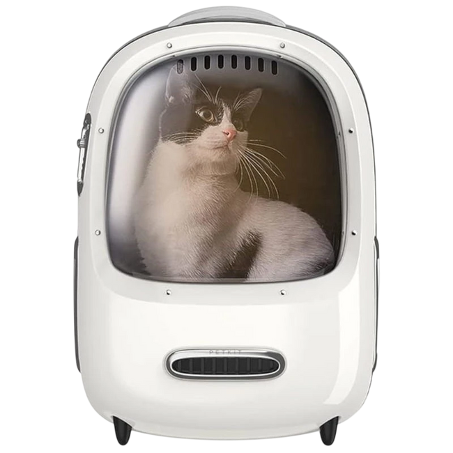 PETKIT Breezy Dome 2 Mochila de Viaje para Perros y Gatos Blanco Hover Image