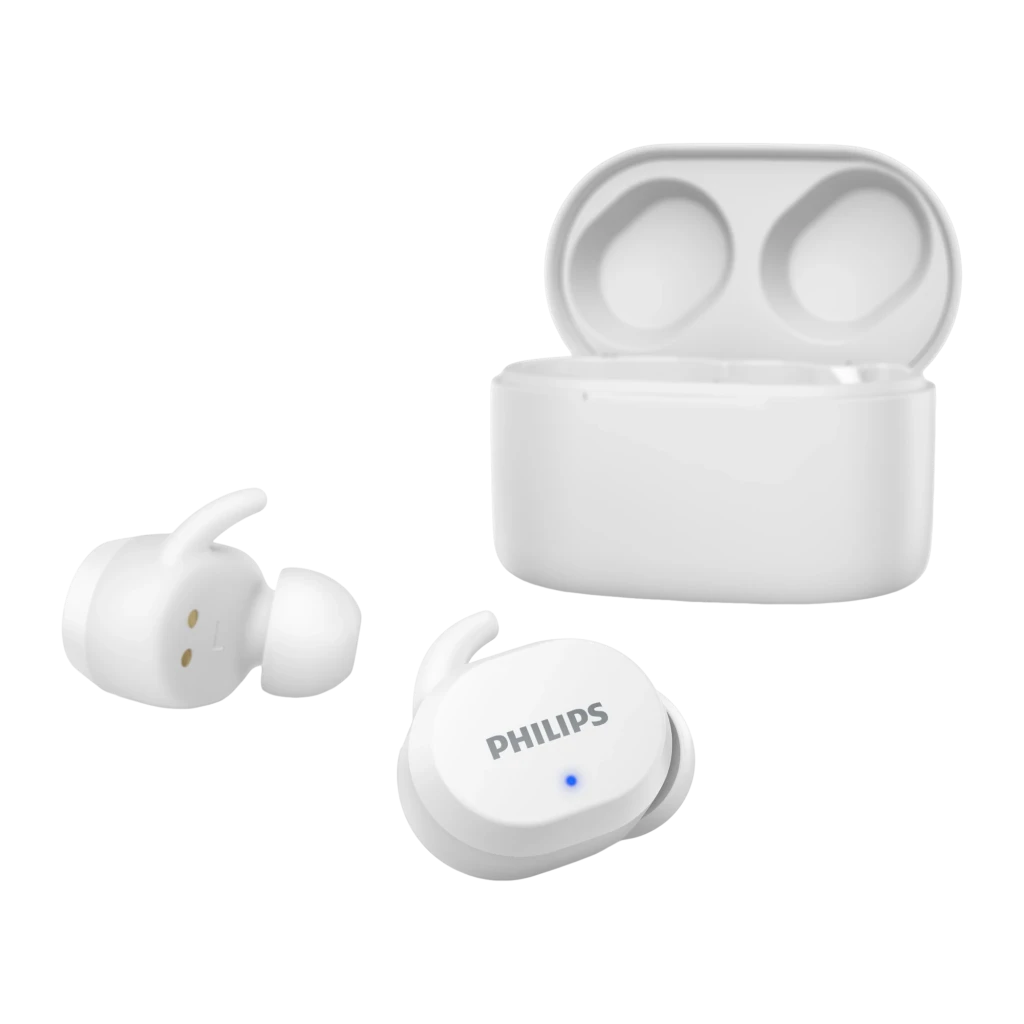 Auriculares Philips TWS Bluetooth 5.0 6h (24h con estuche) BlancoTAT3216WT/00