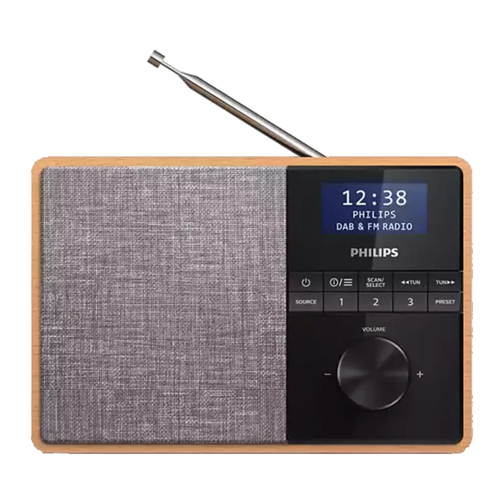 Philips TAR5505/10 - Tragbar - Digital - DAB,DAB+,FM - 5 W - LCD - Wei