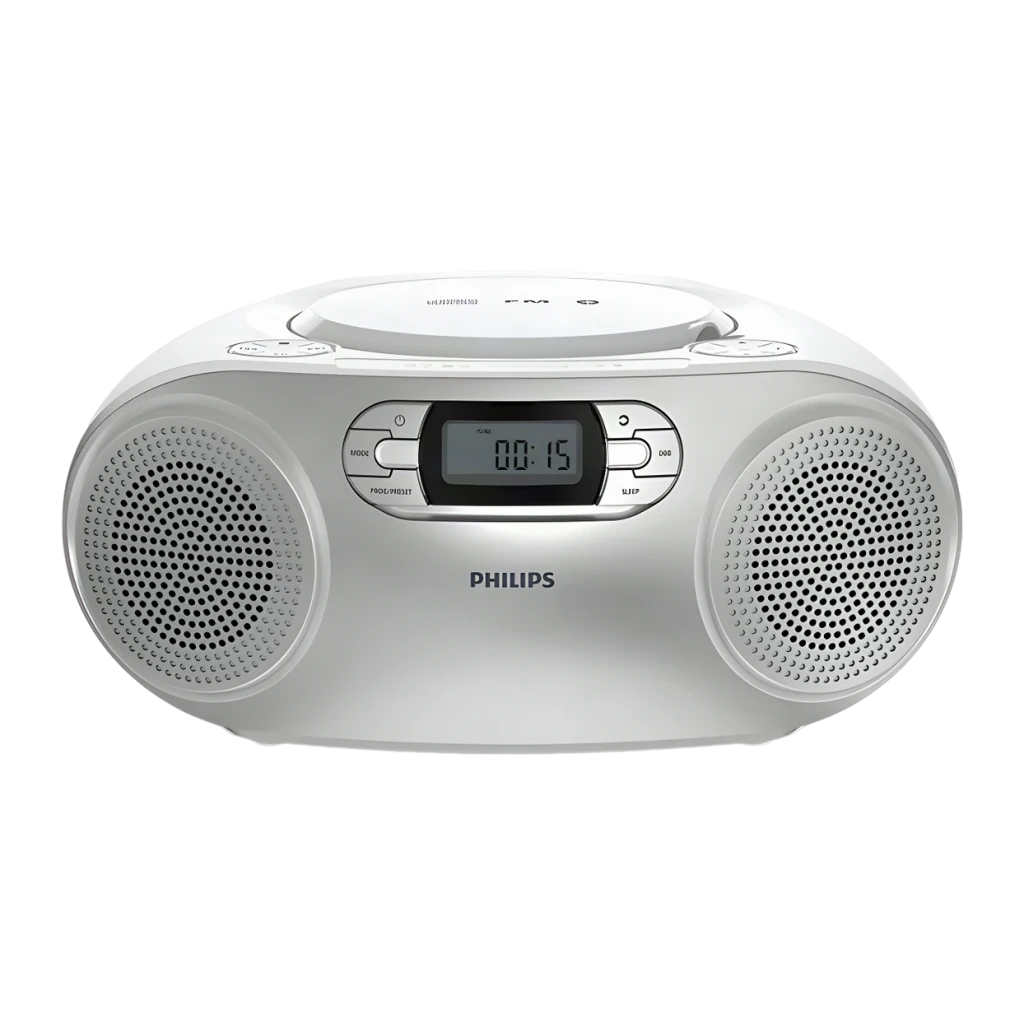 Philips TAZ2000 Reprodutor de CD portátil con Radio Plata