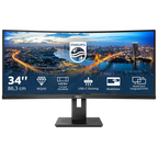 Philips 346B1C 34 Quad HD VA 100 Hz UltraWide Curvo Negro