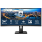 Philips 346B1C 34 Quad HD VA 100 Hz UltraWide Curvo Negro
