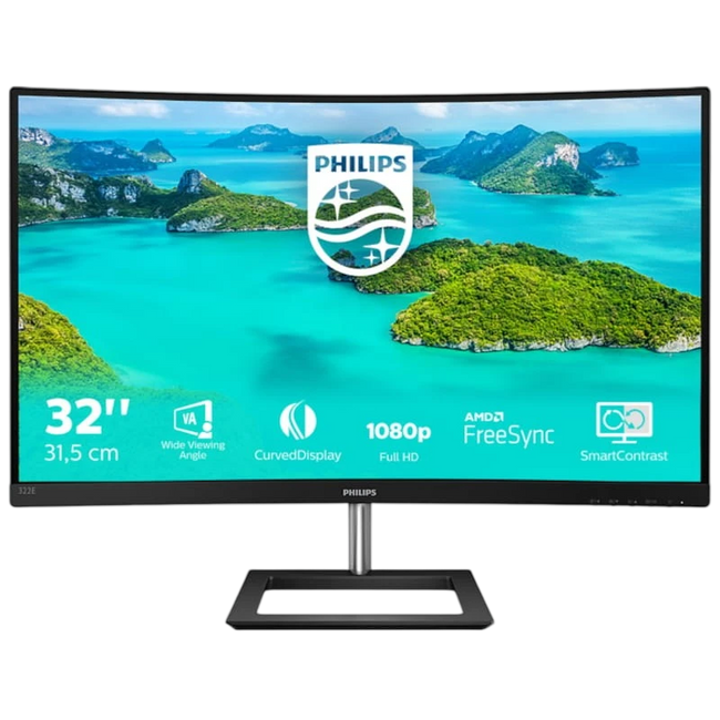Philips E-Line 322E1C 31.5 FullHD VA Curvo FreeSync Negro Hover Image