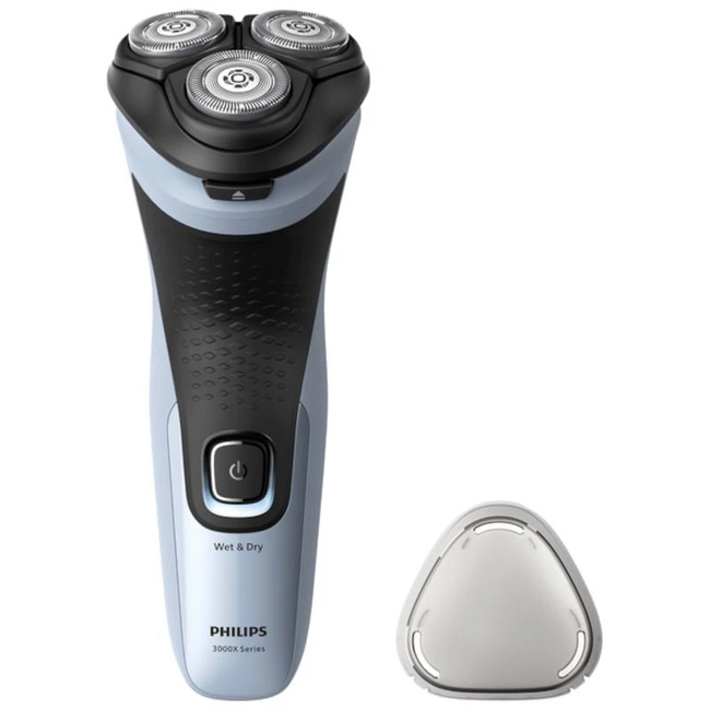 Philips Shaver 3000X Series X3003/00 Negro/Azul Hover Image