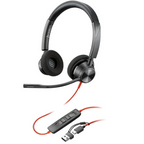POLY Blackwire 3320 USB-C Con adaptador USB-A - Auriculares PC