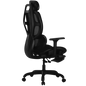Powerbasic Pinhel - Silla de Oficina Ergonómica Negra