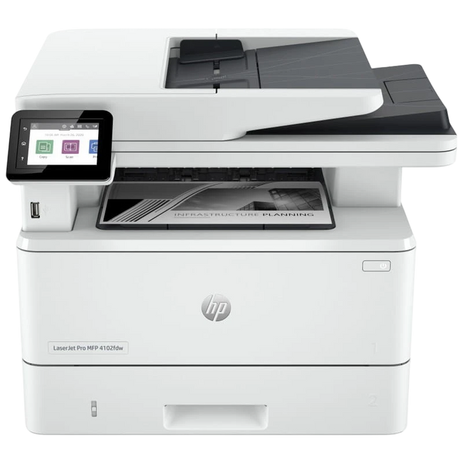 HP LaserJet Pro 4102fdw Laser Blanco y Negro WiFi Blanco Hover Image