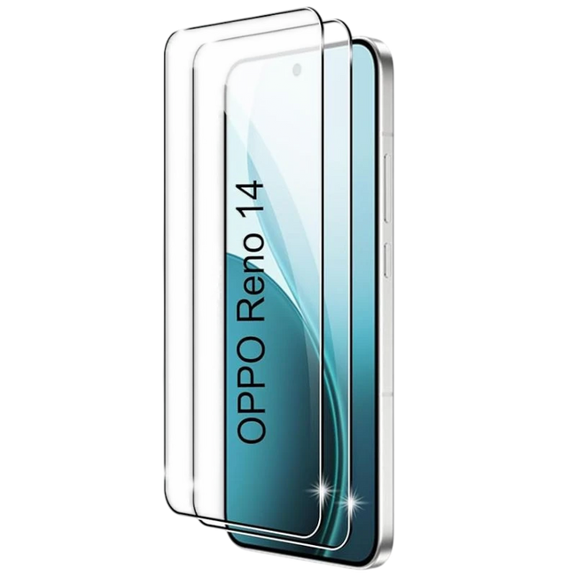 Protector de cristal templado Oppo Reno14 Full Screen 3D Hover Image
