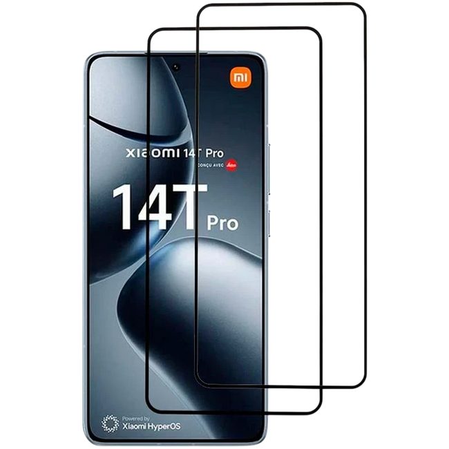 Pack x2 Protector de cristal templado Xiaomi Poco X7 Pro / 14T / 14T Pro Full Screen 3D Hover Image
