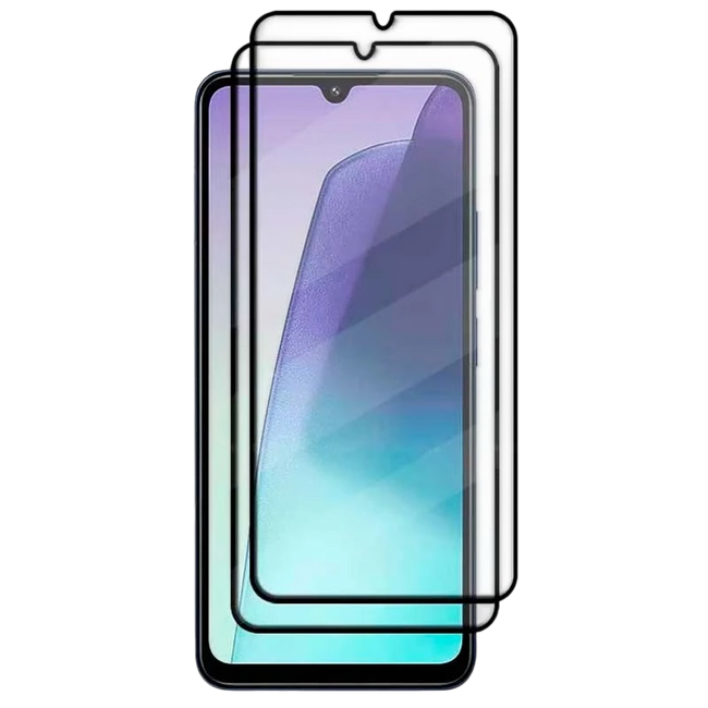 Pack x2 Protector de cristal templado Xiaomi Redmi 14C / Poco C75 Full Screen 3D Hover Image
