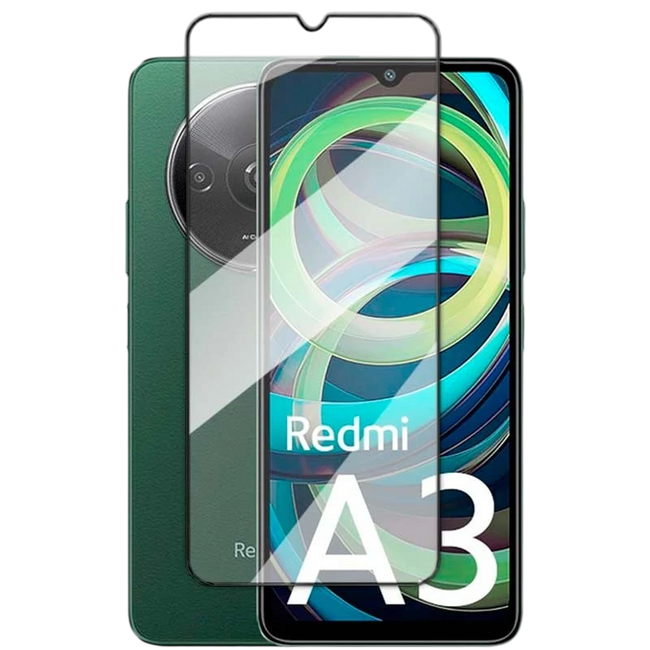 Protector de cristal templado Xiaomi Redmi A3 / Poco C65 Full Screen 3D Hover Image