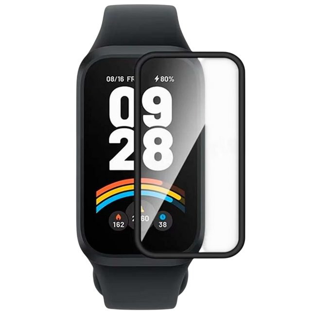 Protector de pantalla 3D HD Xiaomi Mi Smart Band 9 Active Hover Image