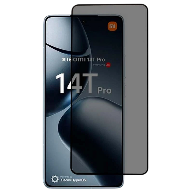 Protector de cristal templado Antiespía Xiaomi Poco X7 Pro / 14T / 14T Pro Hover Image