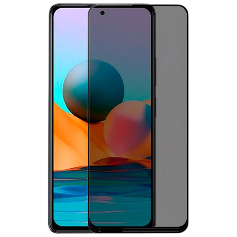Protector de cristal templado Antiespía Xiaomi Redmi Note 10 Pro