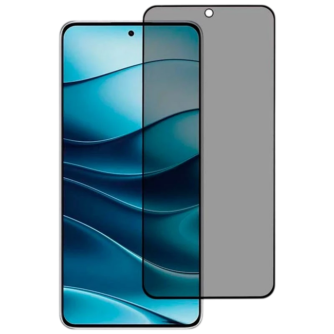 Protector de cristal templado Antiespía Xiaomi Redmi Note 14 5G / Note 14 4G Hover Image
