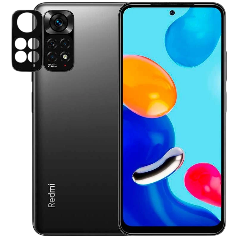 Protector de cámara Xiaomi Redmi Note 11 / Redmi Note 11S Negro