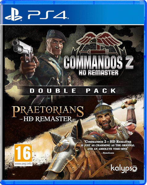 Commandos 2 & Praetorians:hd Remaster Double Pack Sony Playstation 4 PS4 Hover Image